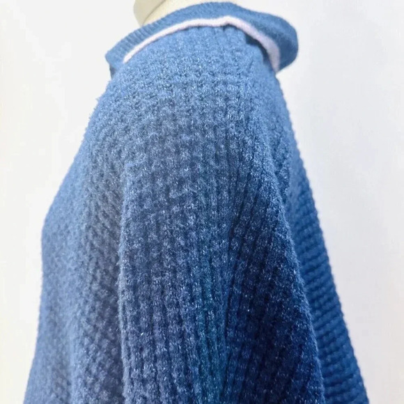 NWT SO GOODS FOR LIFE Juniors Long Sleeve V-Neck Pullover Blue Sweater Size XXL - Picture 5 of 12